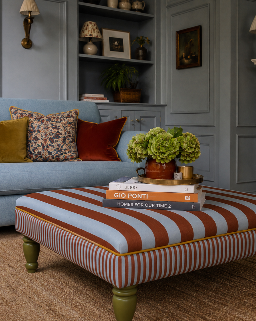 BEATRICE LARGE OTTOMAN FOOTSTOOL