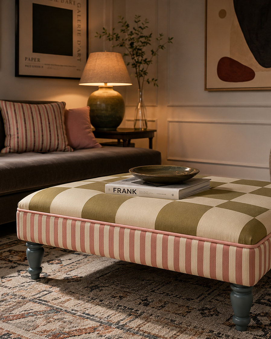BEATRICE LARGE OTTOMAN FOOTSTOOL