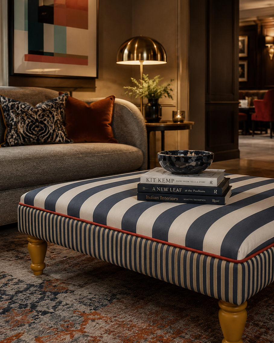 BEATRICE LARGE OTTOMAN FOOTSTOOL