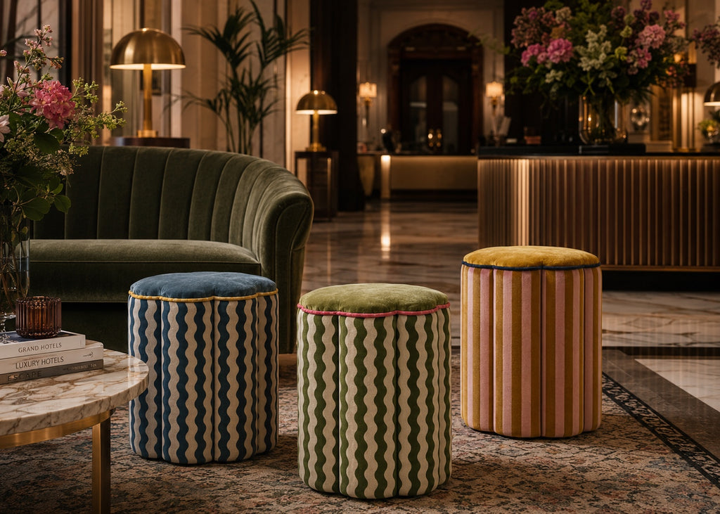 THE FLORANCE PETAL SIDE STOOL