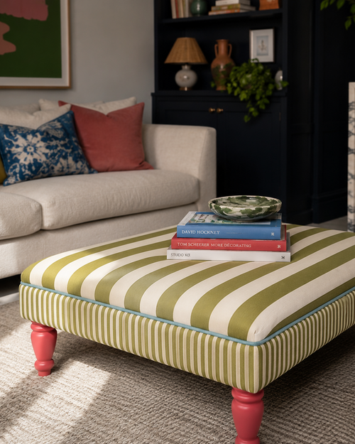 BEATRICE LARGE OTTOMAN FOOTSTOOL